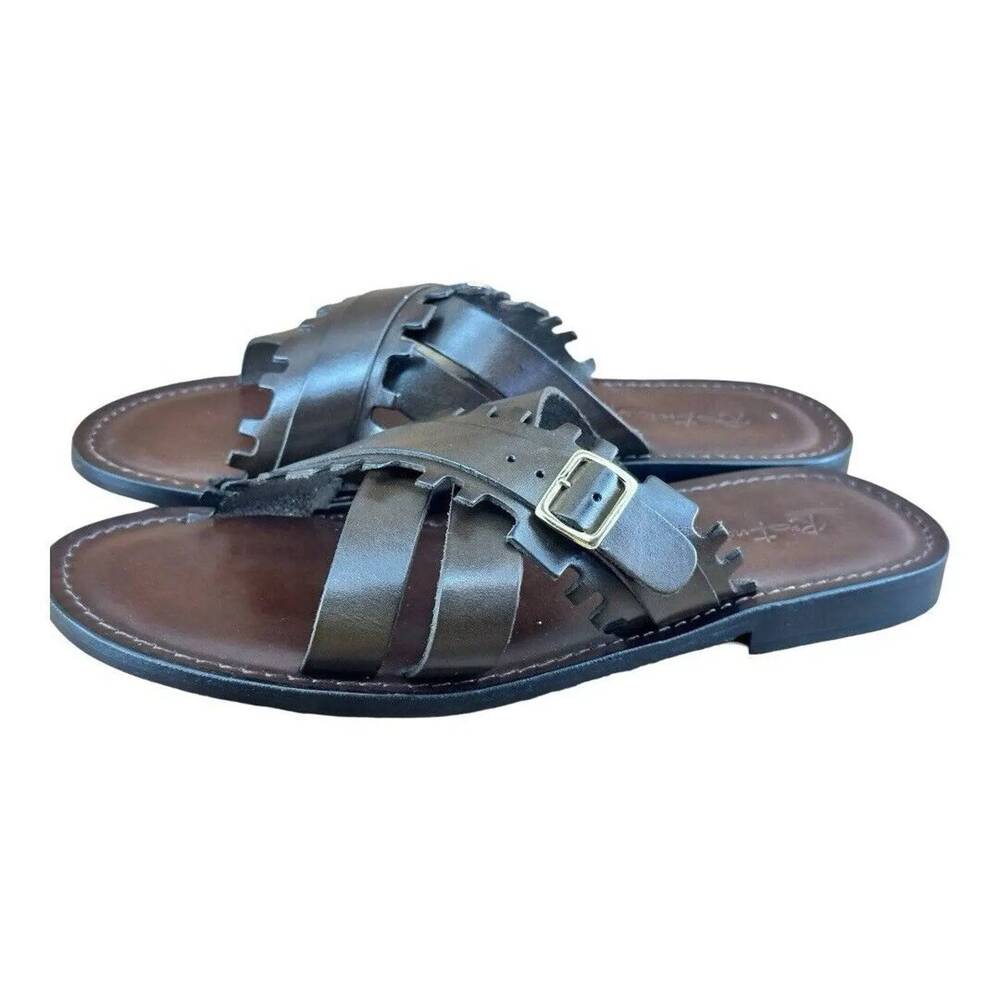 Re Ferdinando Luxury Men size 10.5-11 Slide  Sandals